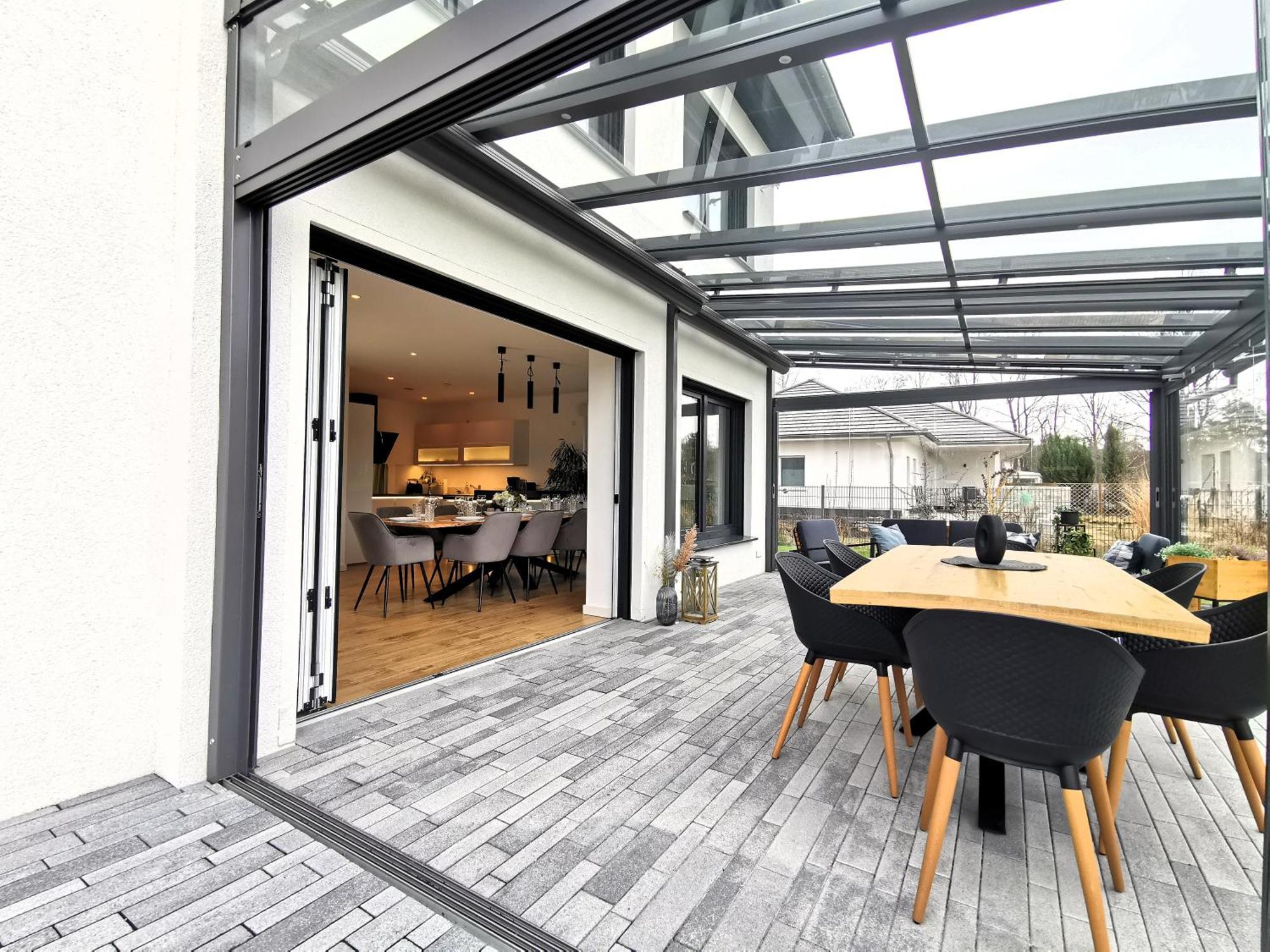 Bohnapartments Luxury Villa Berlin - 210Qm - Wintergarten - Kamin - 4 Kostenlose Parkplaetze - 6 Schlafzimmer - Neubau - Luxusausstattung Birkenwerder Ngoại thất bức ảnh